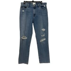 Joe’s Jeans The Niki Mid Rise Boyfriend Jeans W31 Distressed Stretch Denim